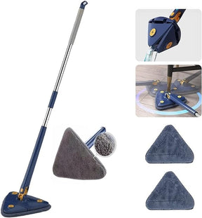 Triangle Twister Mop 360° Rotating Mop Triangular mop head easy cleaning Automatically twisting water